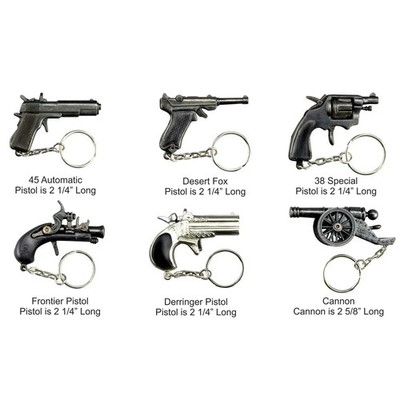 m&m's コレクターズピンセット　ミニポーチ　激レア lot of 6) MEGA MINI Cap Gun KeyChain Derringer,luger 9mm, 1911