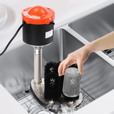 #ad Electric Cup Washer Commercial Glass Washer Wine Glass Cleaning Machine $307.12