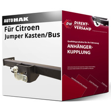 Für Citroen Jumper Kasten/Bus Typ 244 (Auto Hak) Anhängerkupplung starr neu