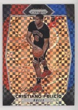 2017-18 Panini Prizm Red White & Blue Prizm Cristiano Felicio #243 0q0m