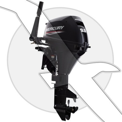 Mercury Marine 9.9hp EFI Four Stroke Outboard Tiller 8 Yr Warranty!