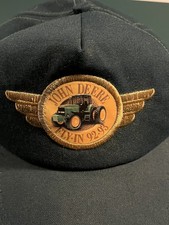 Vintage NEW 1992 1993 John Deere Fly In Tractor Hat Cap StrapBack Green Wings