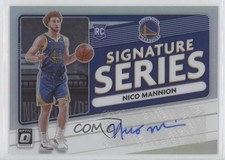 2020-21 Panini Donruss Optic Signature Series Holo Prizm Nico Mannion Auto 02w5
