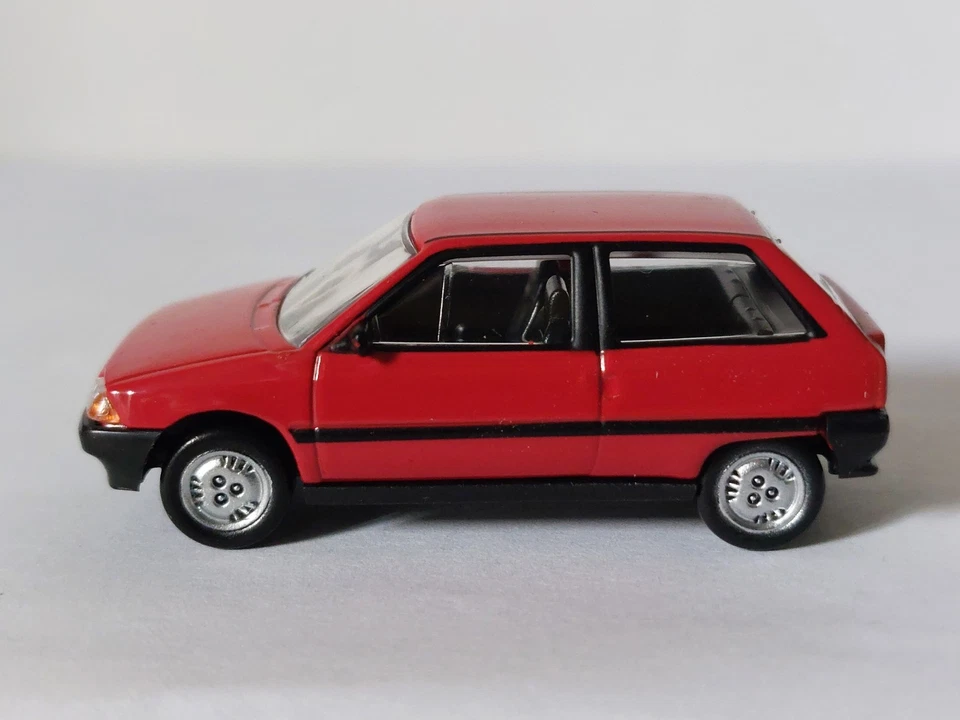 NOREV 3 inches. Citroen Ax 14 Trs  1987 Rosso 1/64 Nuovo con Scatola - Immagine 2 di 4