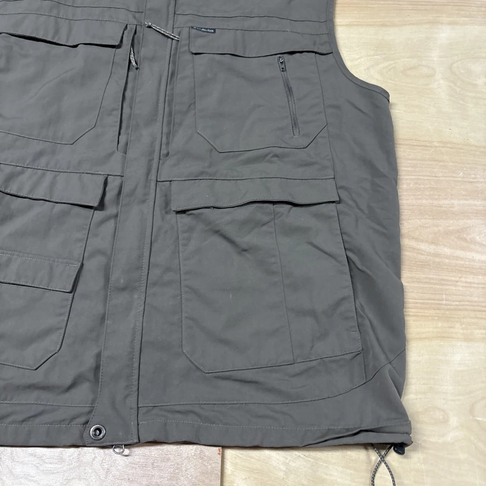 Columbia Vest Mens 2XL Omni-Shield Outdoor Utility Fishing Hiking Pockets Khaki - Image 3 of 4
