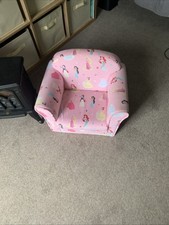 Child’s Disney Princess Arm Chair Dunelm Padded Seat