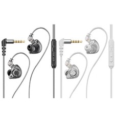 3,5 mm abnehmbare In-Ear Kopfhörer für Gaming Lautstärkeregler 1,2 m ABS Nylo – Bild 5