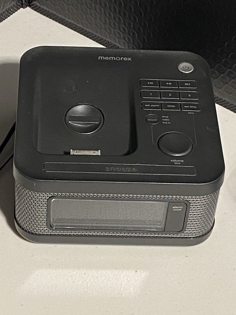 Memorex MI4703PBLK iPhones And Gen1 iPod Dock-Radio&Clock Tested