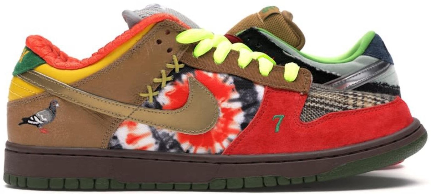 Size 7.5 - Nike SB Dunk Low What The Dunk 2007 for sale online | eBay
