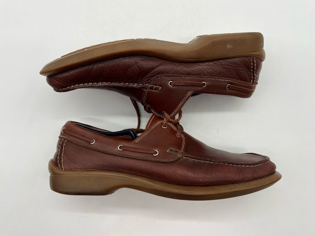 Ermenegildo Zegna Brown Leather Lace Up Business Casual Dress Shoes O714 Zegna - Sienna Flex Medium Brown Leather Derby Shoe main image 3
