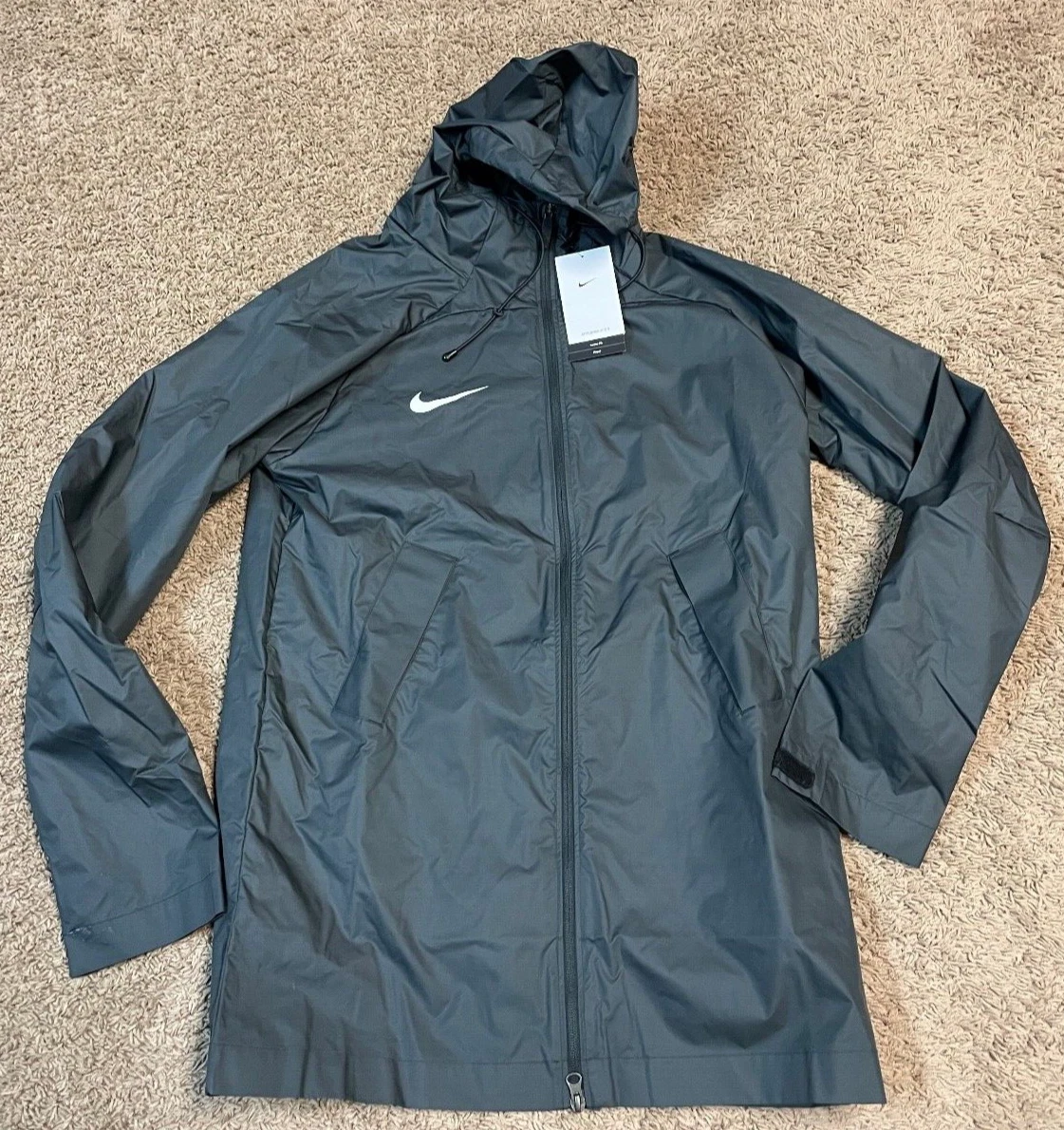 Nike Storm-Fit Academy 23 Men's Size Small Black Hooded Jacket DJ6301-010