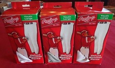 LOT of 4 Rawlings Youth Large Baseball Pants Elastic Bottom  Sliding Shorts NEW