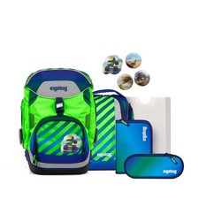 Ergobag Schulranzen-Set PACK TruckBär 6-teilig