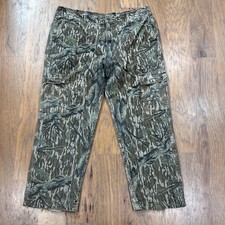 Vintage Mossy Oak Pants Mens XL Original Treestand Camo Cargo Pockets Hunt 90s