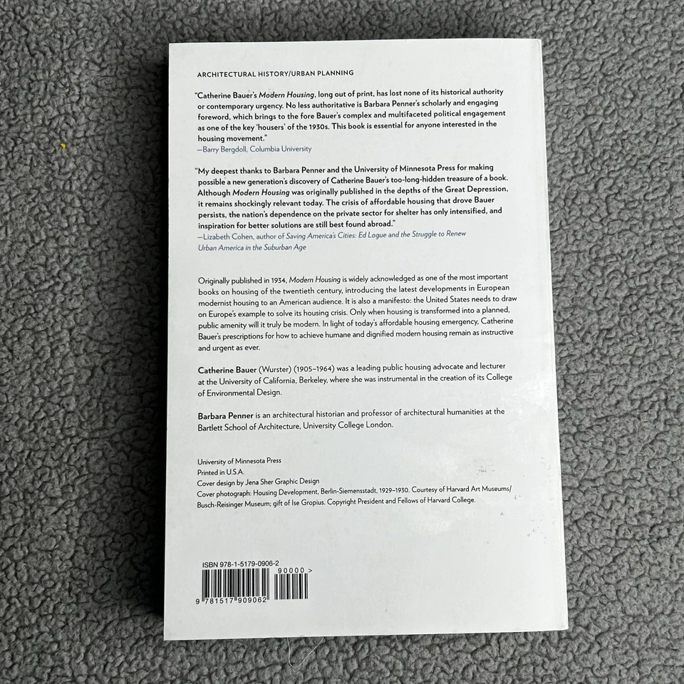 Modern Housing by Catherine Bauer (2020, Trade Paperback) - Imagem 2 de 4