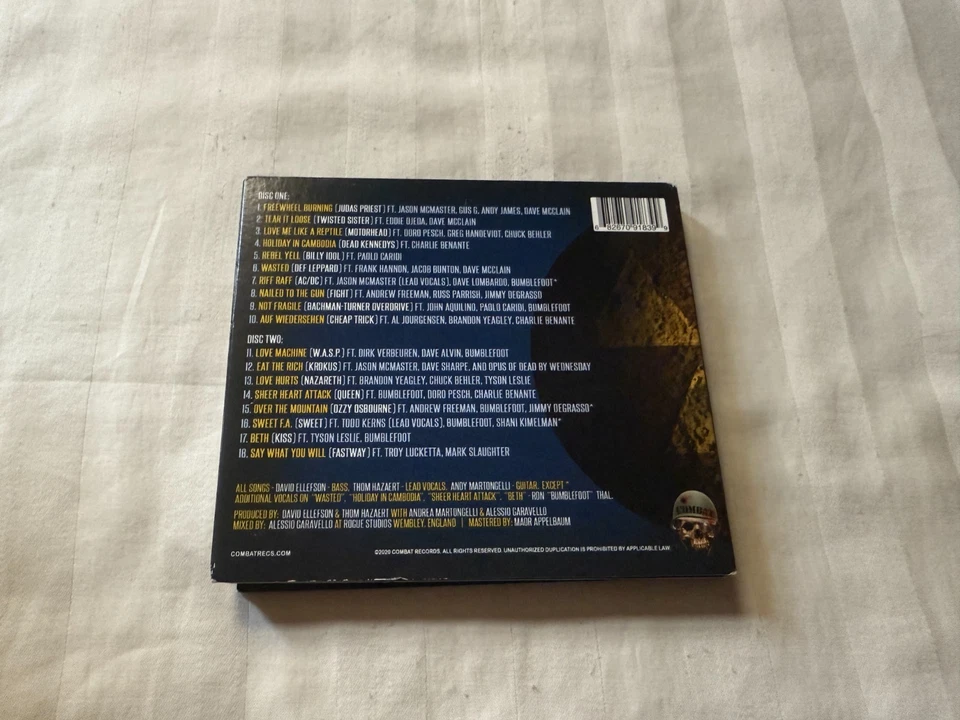 Ellefson - No Cover 2CD 2020 Combat Megadeth Priest AC/DC Ozzy Kiss OOP RARE - Image 2 of 3