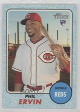 2017 Topps Heritage High Number Blue Border Phil Ervin #551 s1i