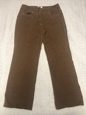 Talbots Stretch Petite Corduroy Pants Brown - Women 10P