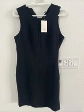 Women's Mini Sheath Dress - A New Day Black Size 8