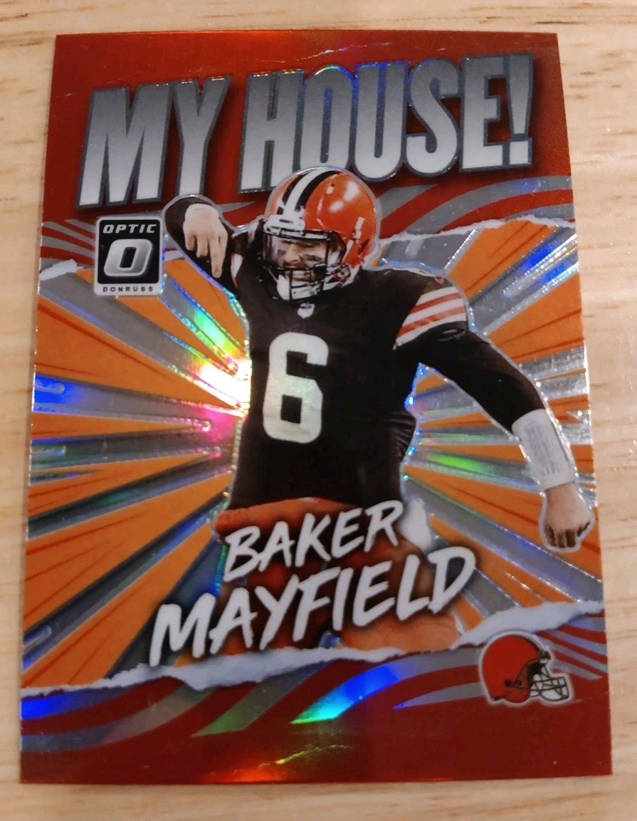 2021 Panini Donruss Optic My House! Baker Mayfield #MH-10