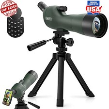20-60x60 Spotting Scope Tripod Phone Adapter Bird Watching Hunting Wildlife New