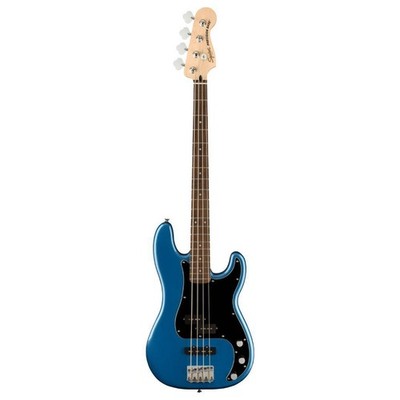 Squier Affinity Precision Bass PJ 4-String Guitar (Lake Placid Blue) Starter