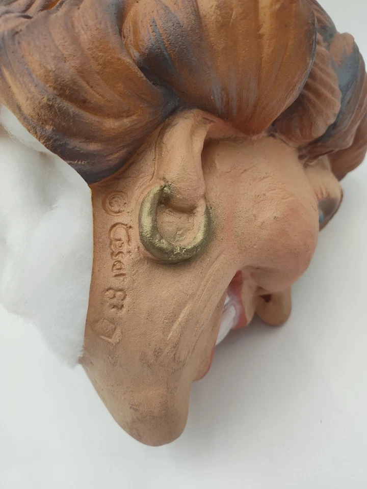 Vintage Cesar Mask 1986 Nancy, Reagan Halloween Mask - Image 4 of 4