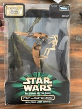 Kenner Star Wars Power of the Force Battle Droid & STAP Episode I Sneak Preview
