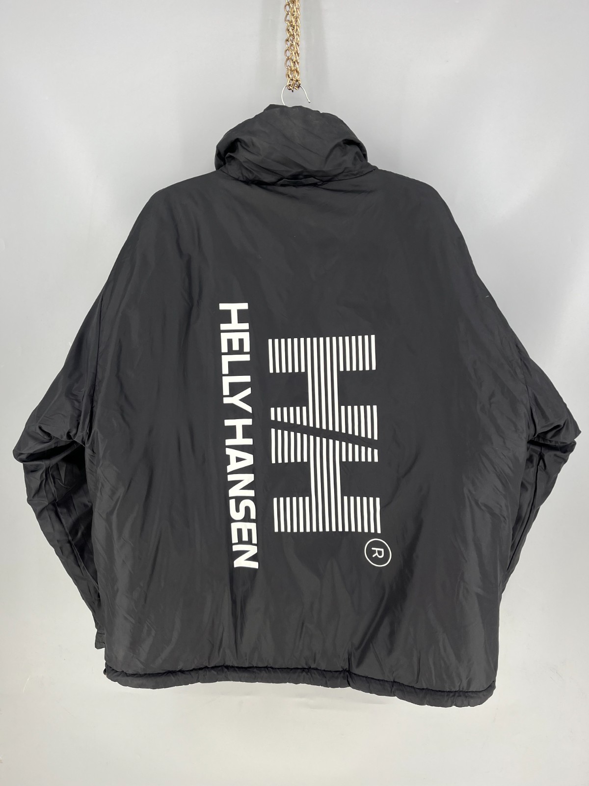 Helly Hansen Reversible Down Puffer Jacket Black … - image 1