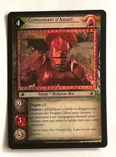 LES LIENS DU SANG : 13TF3 COMMANDANT D'ASSAUT - NEUVE FOIL - LOTR CCG