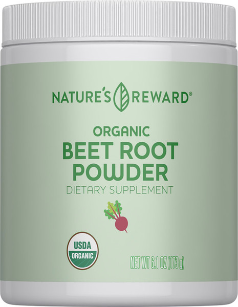 BEET ROOT 173 gr Organico, Polvo de remolacha, 35 servings de 5gr cada uno