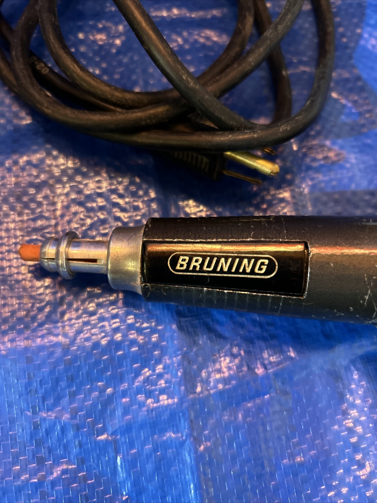 Nice BRUNING Electric Drafting Eraser 292A, Cat. 87201 Tested Working