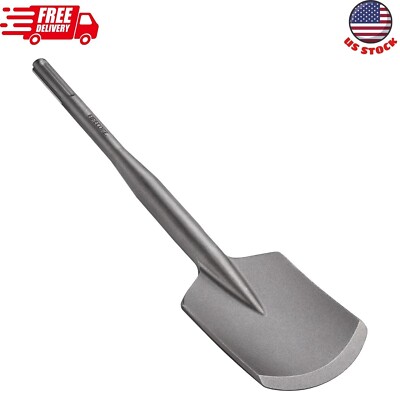 SDS Max Clay Spade, 4-1/2 In. x 17 In. Steel Drill Shovel Bit for SDS Max ...