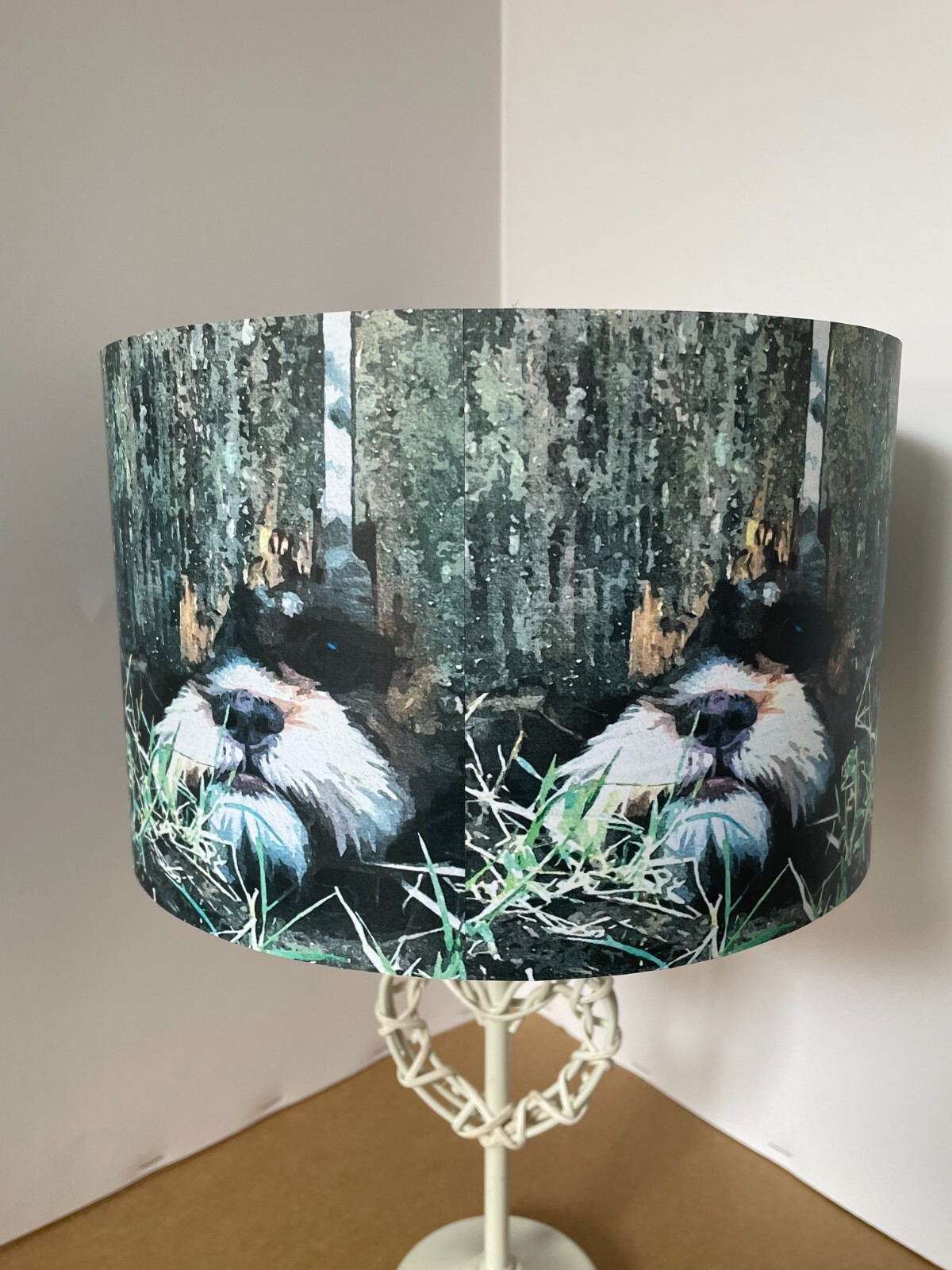 Dog Lampshade,light shade, Shabby chic, Puppy, Free Gift eBay