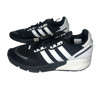 Size 11.5 - adidas ZX 1K Boost Black White for sale online | eBay