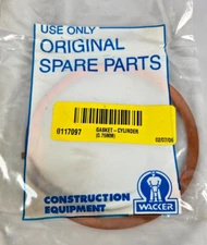 Wacker Neuson OEM Cylinder Gasket 0117097 New in Package DPU100 0.75mm