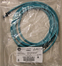 ALLEN BRADLEY 1585J-M8TGJM-5 ETHERNET GIGA BIT MEDIA RJ45 PATCHCORD. SER A. NIB