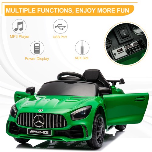 Mercedes-Benz Sports Car Toy Dual Drive 12V 4.5Ah w/2.4G Remote Control Gift NEW - 第 11/30 張圖片