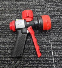Medidor de herramienta de aire International Dunnage Jetflow y portabrocas de válvula combinado rojo negro