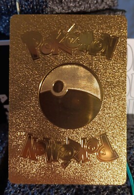 Pokemon Pikachu 70HP Gold Foil Fan Art Card 075 | eBay