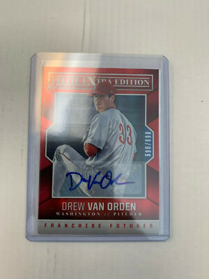 Drew Van Orden 2014 Elite Extra Edition Auto Card #32 Serial #696/699