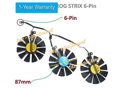 ASUS ROG STRIX GTX 980 1060 1070 1080 Ti R9 390 Triple Fan 6Pin FDC10U12S9-C