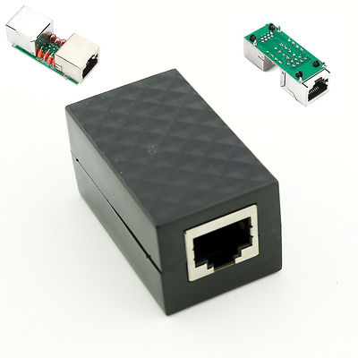 Lightning Arrester RJ45 Adapter Ethernet Surge Protector Network Protect Device
