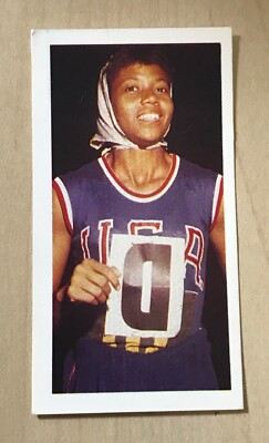1979 Brooke Bond Olympic Greats #5 Wilma Rudolph Card NM