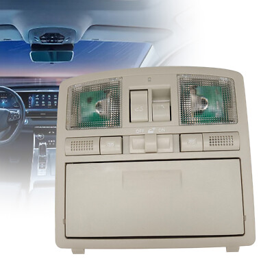 For Mazda CX-9 2010-2015 Overhead Console Dual Map Lamp Light Sunglass Holder