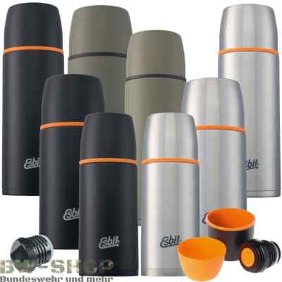 ESBIT EDELSTAHL ISOLIERFLASCHE 500-1000ML OUTDOOR TRINKFLASCHE TREKKING FLASCHE