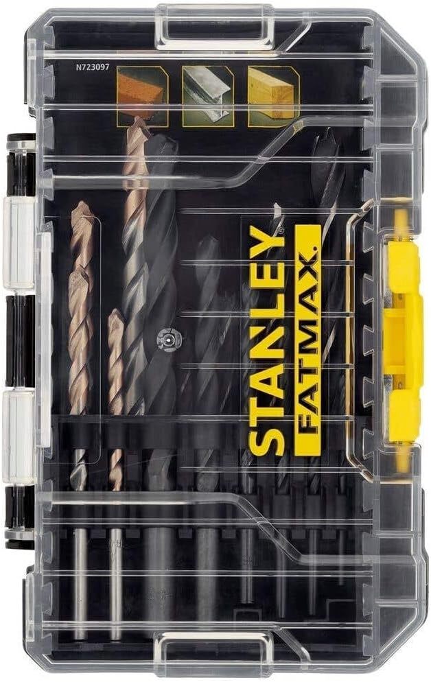 Stanley STA88561-XJ Punte Trapano Precisione Metallo 2-8 мм кассета 14 Pezzi