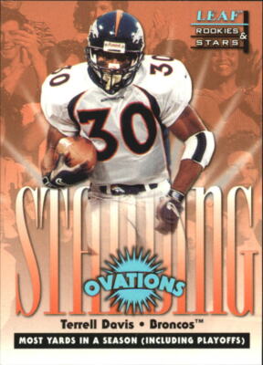 1998 Leaf Rookies and Stars Standing Ovation #5 Terrell Davis  /5000 - NM-MT