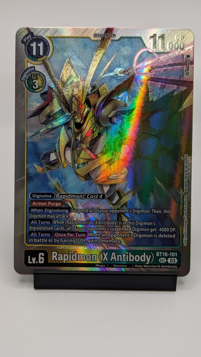 DIGIMON TCG - BEGINNING OBSERVER BT16-101 RAPIDMON (X DIGIMON TCG - BEGINNING OBSERVER BT16-101 RAPIDMON (X