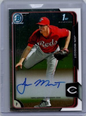 2015 Bowman Chrome #BCAP-JMO Jon Moscot Prospect Autographs